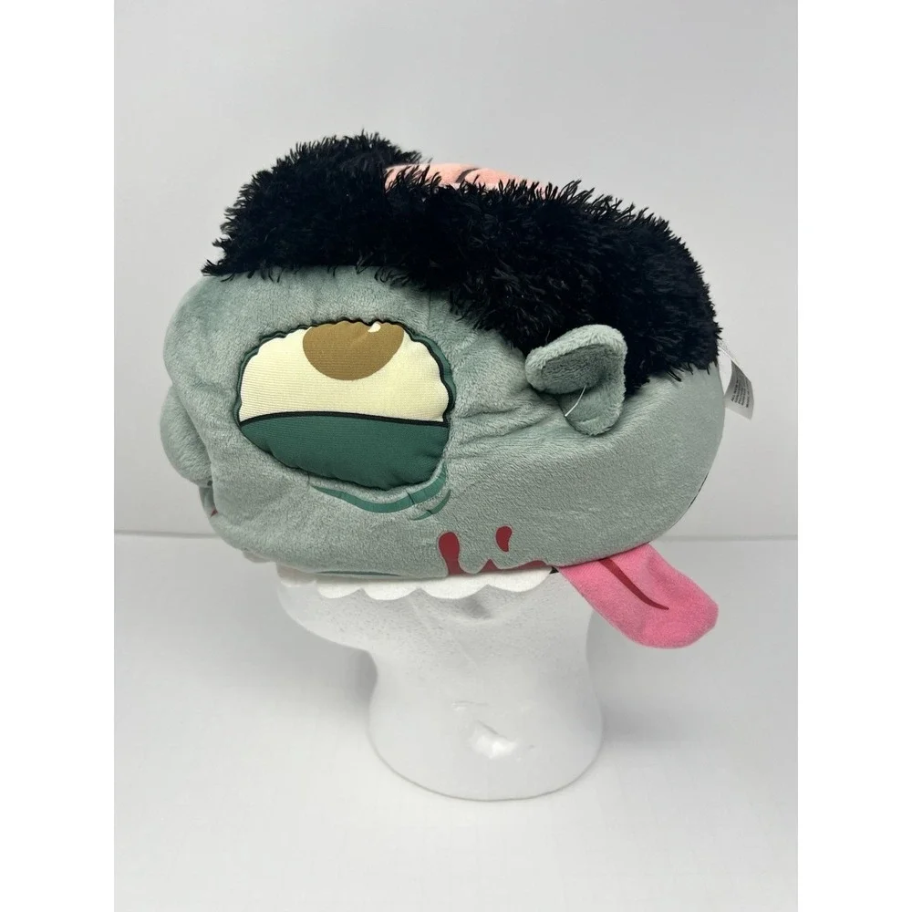 Think Geek Plush Zombie Hat Brain Eating Cap Halloween Costume Prop Soft Novelty